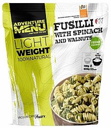 Adventure Menu Fusilli so špenátom a vlašskými orechmi 158 g (600 g hotového jedla)