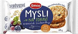 Emco Ovsené sušienky čučoriedka 60 g