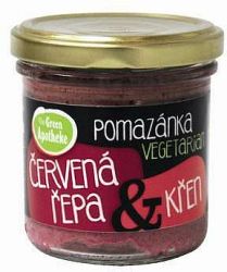 Green Apotheke Rastlinná pomazánka červená repa/chren 140 g