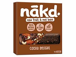 Nakd raw fruit & nut bar čokoláda 140 g (4 x 35 g)