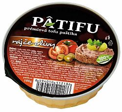 Patifu prémiová tofu paštéta paradajka/olivy 100 g