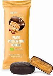 Vilgain Plant Protein Mini Cookies BIO Arašidy so slaným karamelom 50 g (2 x 25 g)