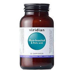 Viridian Myo-Inositol & Folic Acid 120g (Myo-Inositol s kyselinou listovou)
