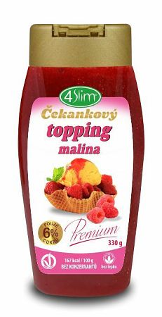 4Slim Čakankový topping malina 330 g