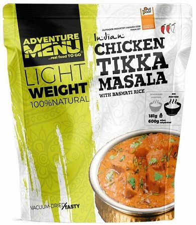 Adventure Menu Kurča Tikka Masala s ryžou basmati 173 g (600 g hotového jedla)