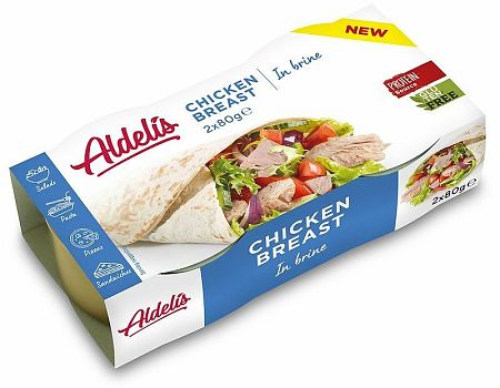 Aldelis Kuracie prsia v slanom náleve 160 g (2 x 80 g)