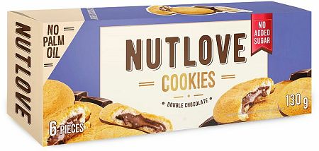 AllNutrition Nutlove Cookies dvojitá čokoláda 130 g