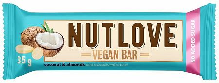 AllNutrition Nutlove Vegan Bar kokos/mandľa 35 g