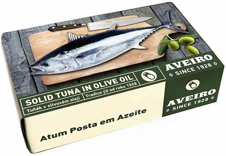 AVEIRO tuniak kúsky v olivovom oleji 120 g