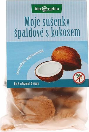 Bio Nebio Moje sušienky BIO kokos 130 g