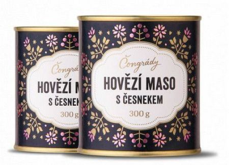 Čongrády Hovädzie mäso s cesnakom 300 g