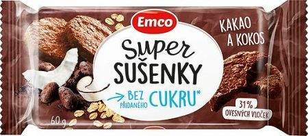 Emco Super sušienky kakao/kokos 60 g