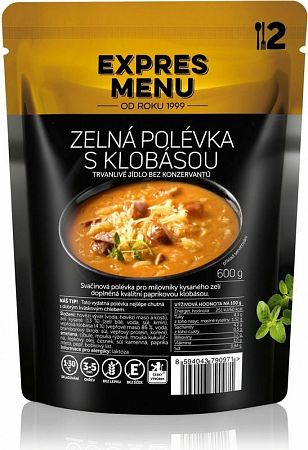 Expres Menu Kapustová polievka s klobásou 600 g