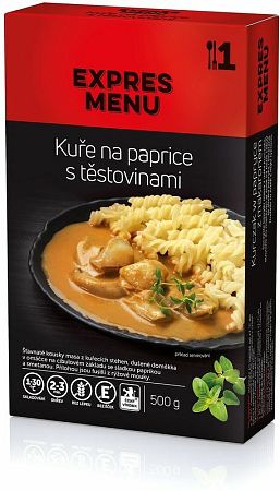 Expres Menu Kurča na paprike s cestovinami 500 g