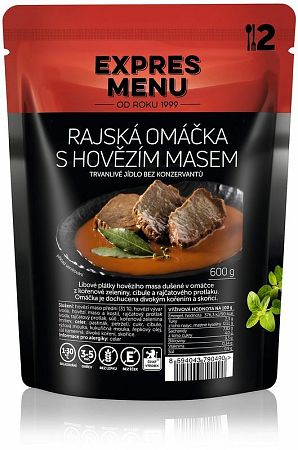 Expres Menu Paradajková omáčka s hovädzím mäsom 600 g