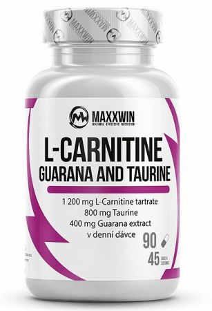 MAXXWIN L-CARNITINE GUARANA TAURINE 90 kapsúl