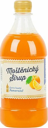 Moštěnický sirup Sirup pomaranč 700 ml