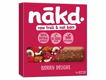 Nakd raw fruit & nut bar malina 140 g (4 x 35 g)