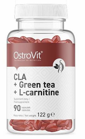 OstroVit CLA + GREEN TEA + L-CARNITINE 90 kapsúl