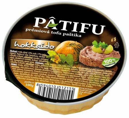 Patifu prémiová tofu paštéta hokkaido 100 g