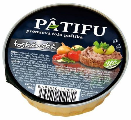 Patifu prémiová tofu paštéta toskánska 100 g