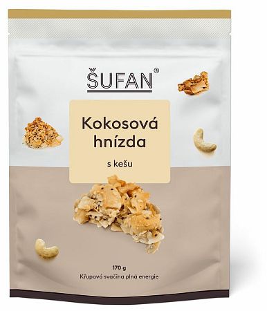 Šufan Kokosové hniezda kešu 170 g