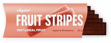 Vilgain Fruit Stripes Jablko a jahoda 20 g