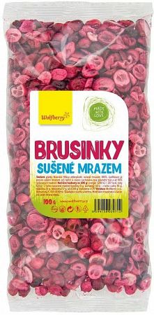 Wolfberry Brusnice sušené mrazom 100 g