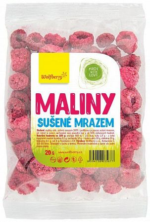 Wolfberry Maliny sušené mrazom 20 g